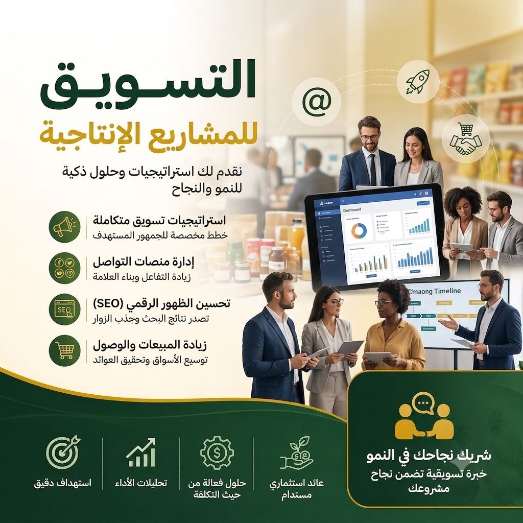 Marketing Services for  Production Projects
